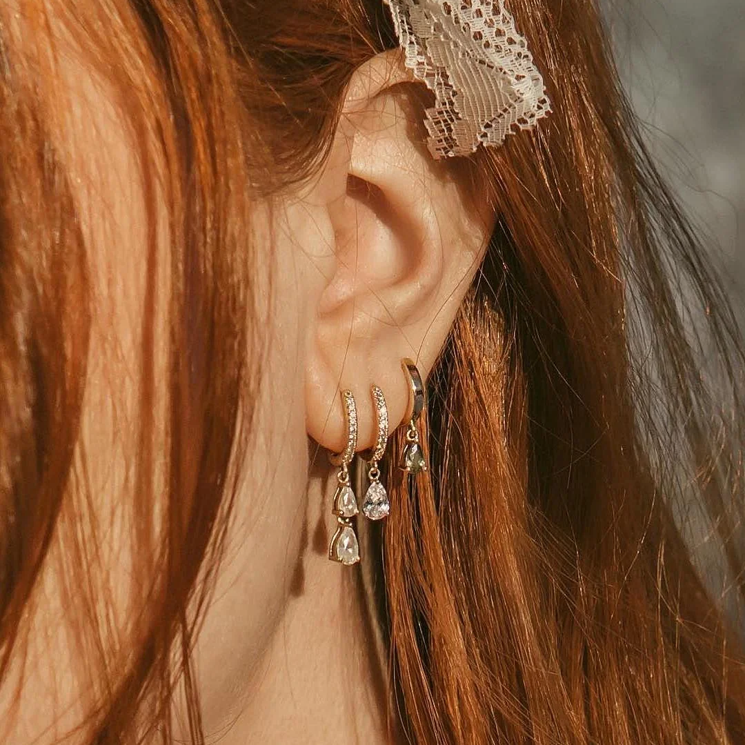 Ivoiree – Boucles d’Oreilles Blanc Ivoire