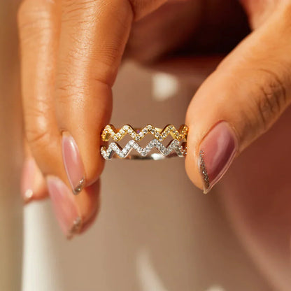 Hina – Bague Ajustable Dorée