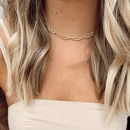Emika – Collier Ambre et Chaîne en Or