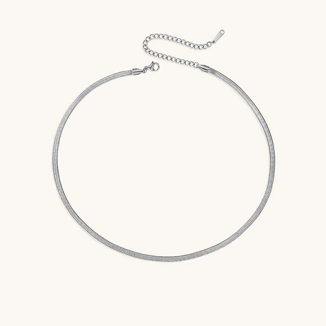 Elizabeth – Collier Chaîne Serpent Doré