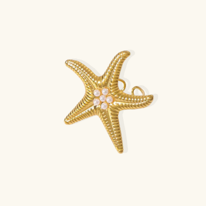 Shiela – Bague Étoile de Mer Dorée