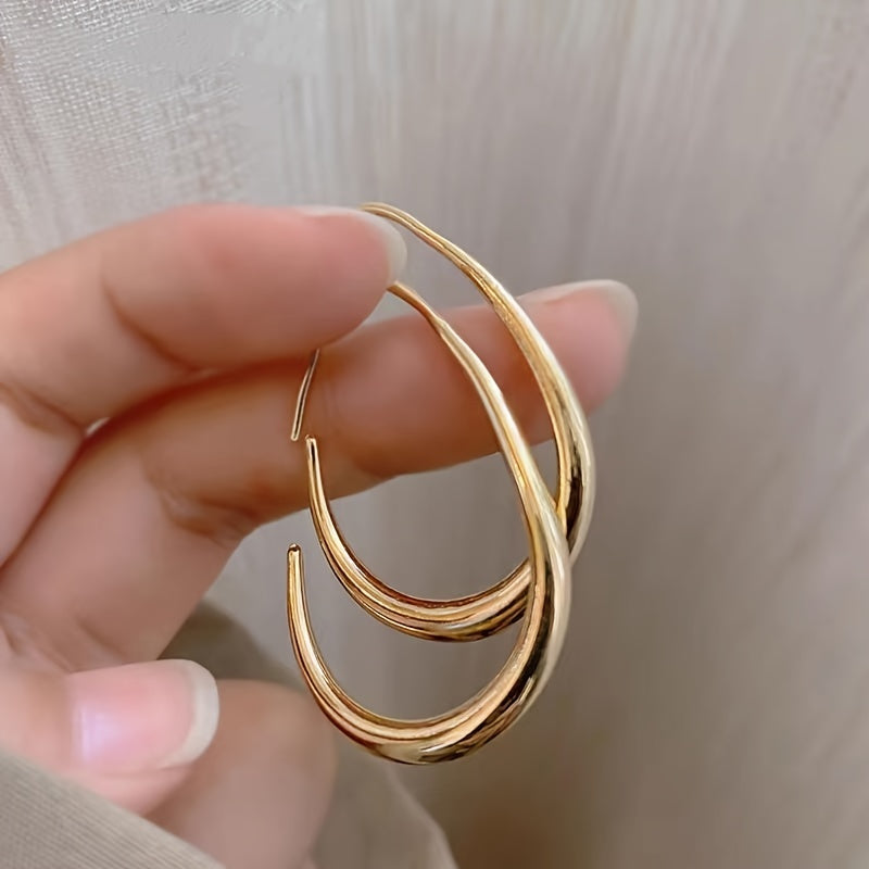 Kim – Boucles d’Oreilles Goutte avec une Touche de Luxe
