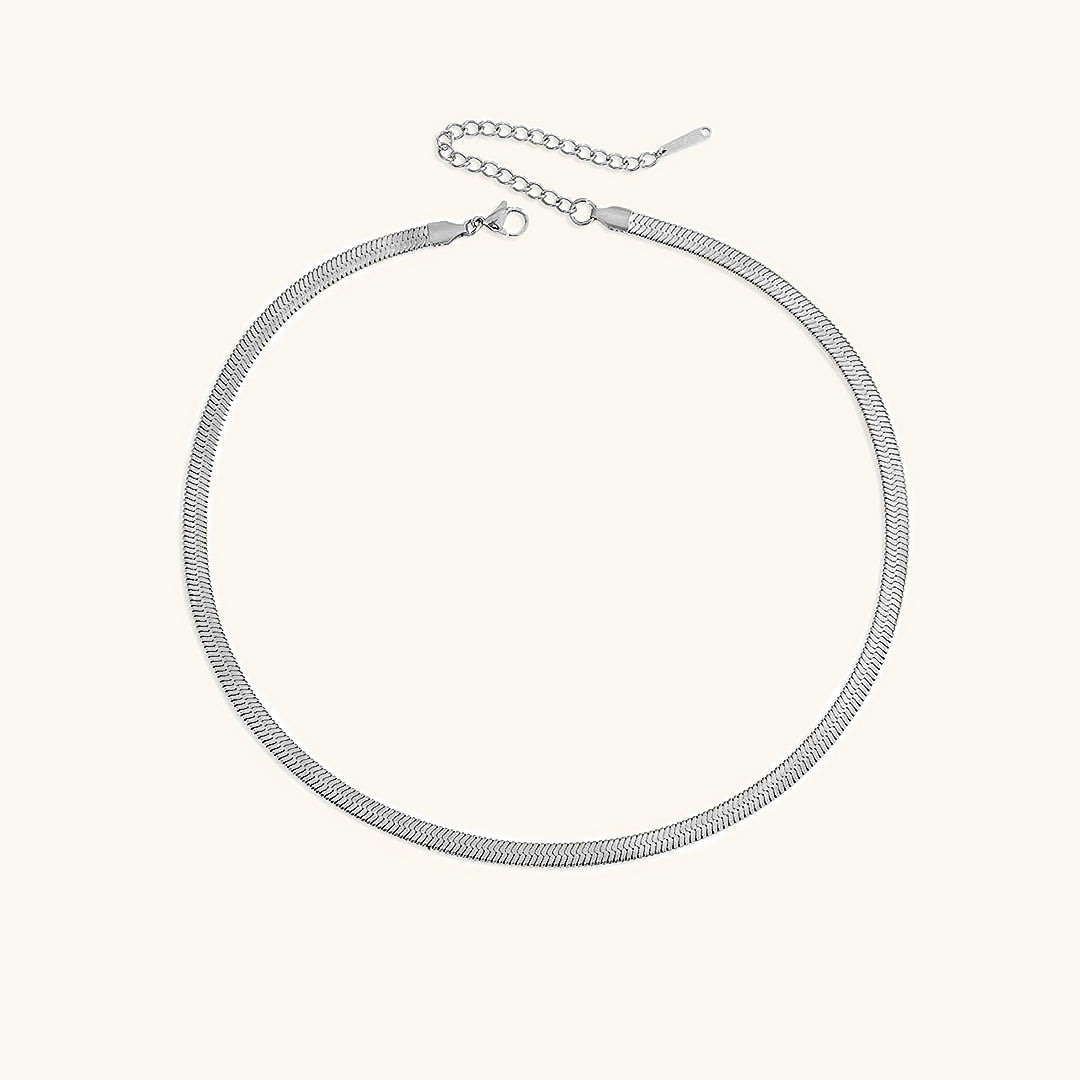 Elizabeth – Collier Chaîne Serpent Doré