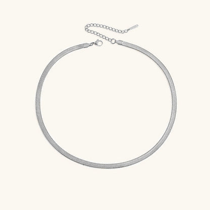 Elizabeth – Collier Chaîne Serpent Doré