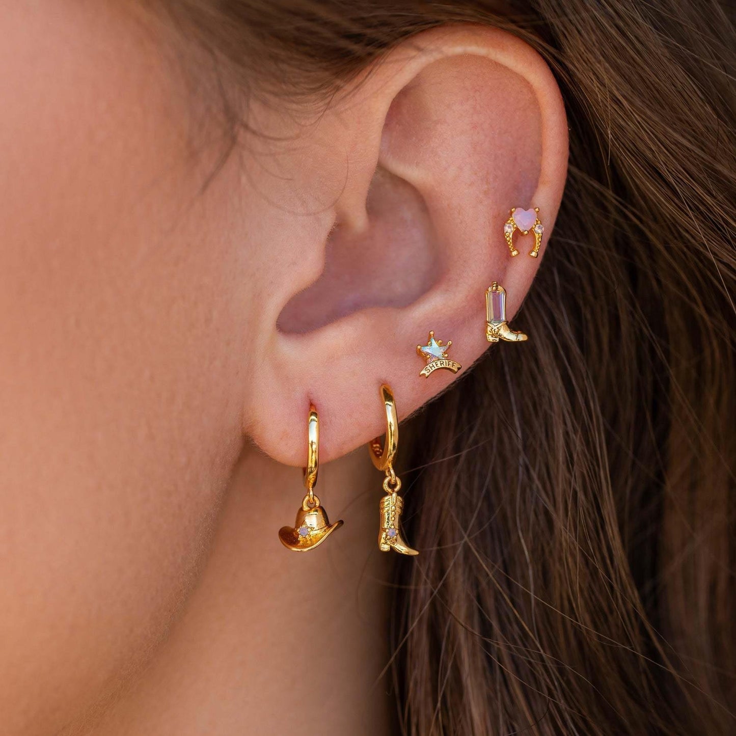 Fely – Boucles d’Oreilles Charme Cowgirl