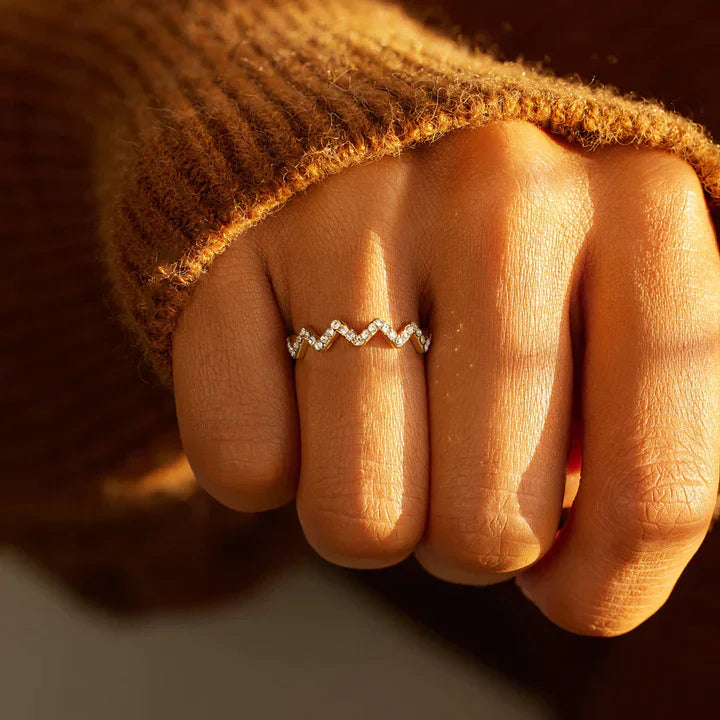 Hina – Bague Ajustable Dorée