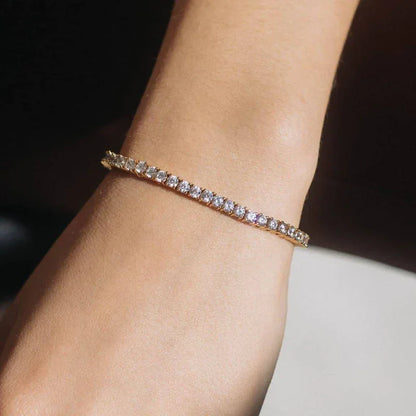 Lillian – Bracelet Tennis Éclat Cristallin