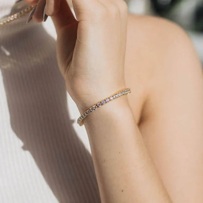 Lillian – Bracelet Tennis Éclat Cristallin