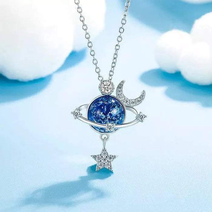 Sorami – Collier Planète Cosmique Femme