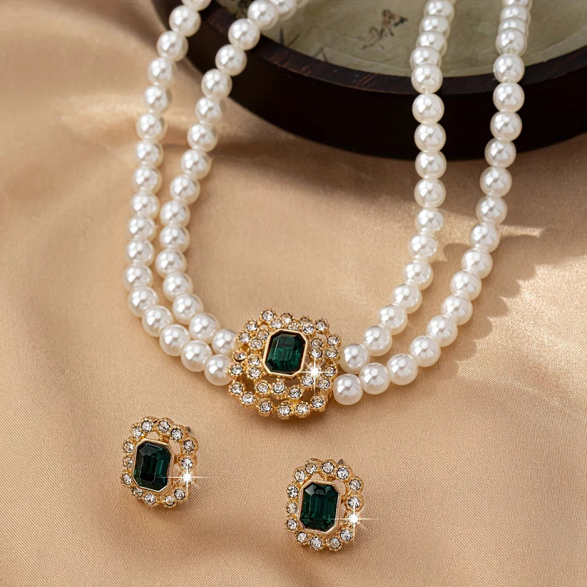 Tamsin – Parure de Bijoux Dorée Verdalle
