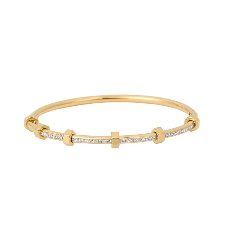 Aurélie – Bracelet élégant et scintillant en or