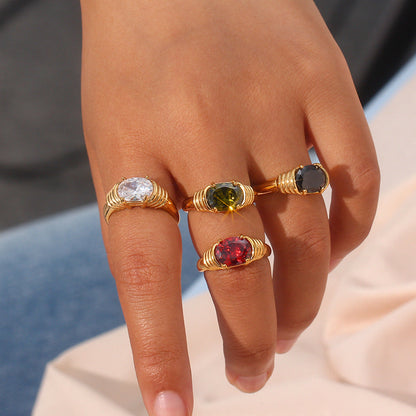 Beatrice – Bague “Engagement” 18 K Or