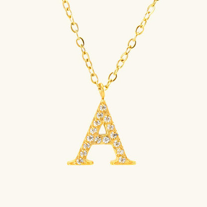 Flora – Collier Lettre Fin et Élégant