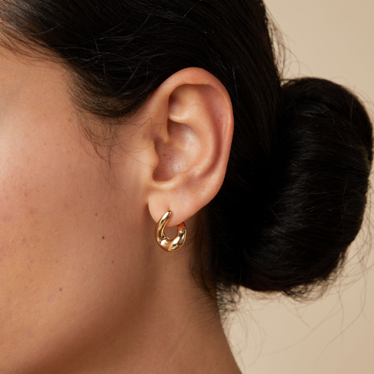 Lucy – Créoles Rétro Glossy