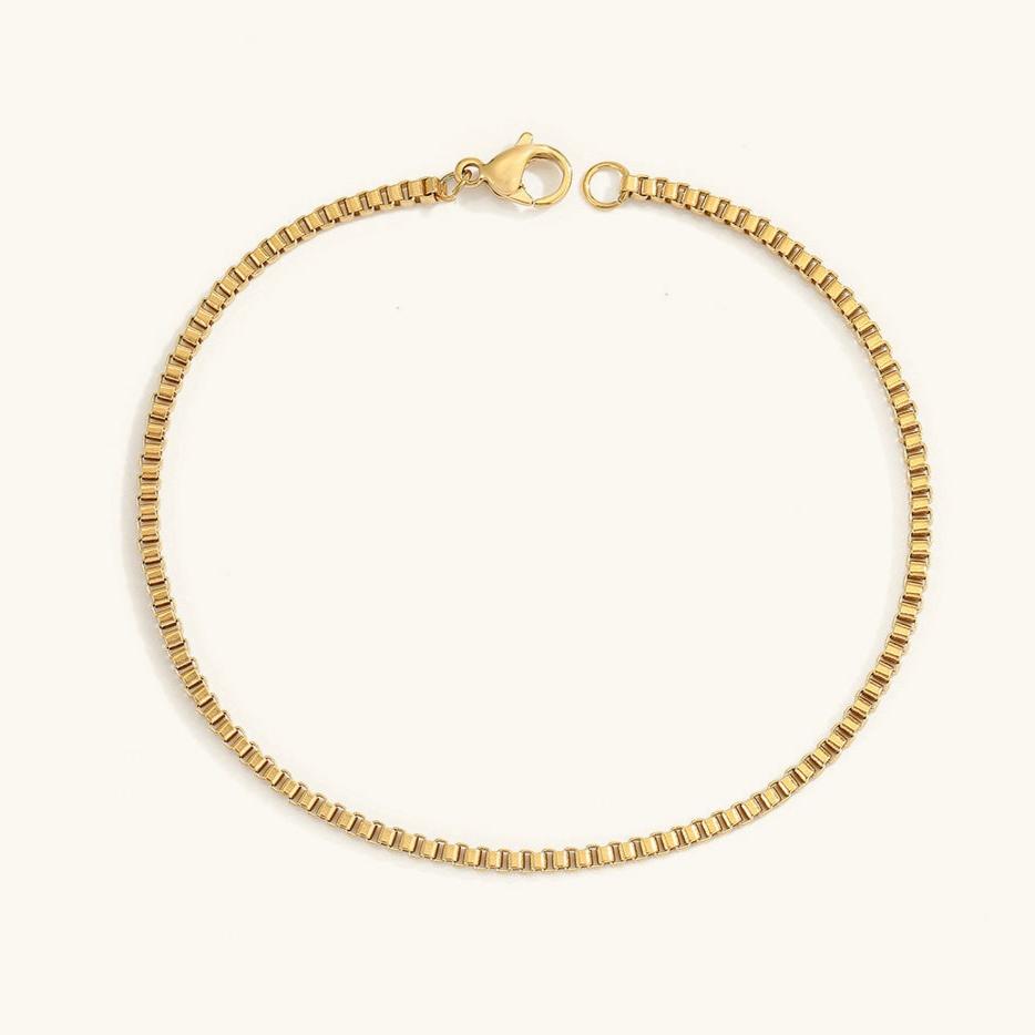 Victoria – Bracelet Chaîne Doré
