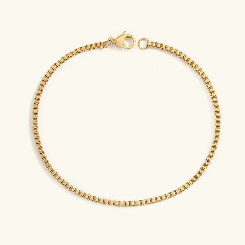 Sayane – Bracelet Chaîne Dorée Chic