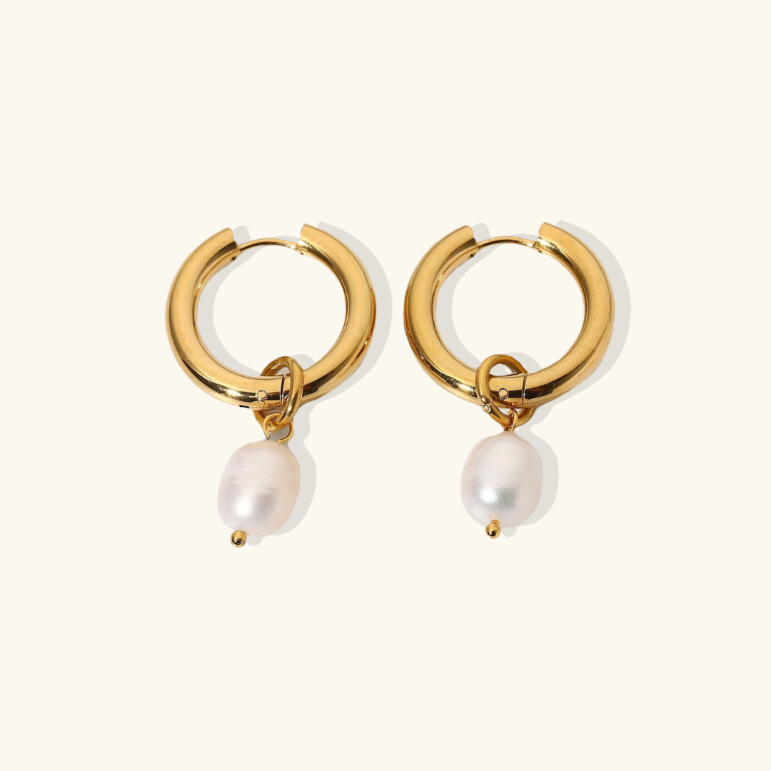 Ada – Boucles d’Oreilles Perle Élégante