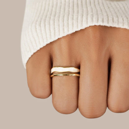 Adeline – Bague Superposée Élégante