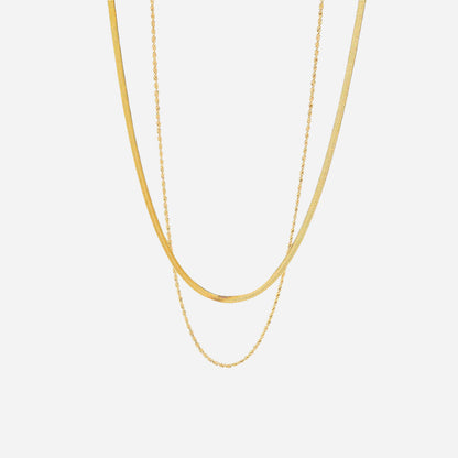 Alba – Collier Chaîne Doré Élégant