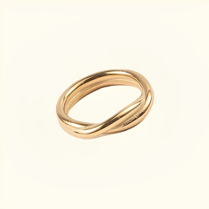 Amaya – Bague Double Anneau Élégante