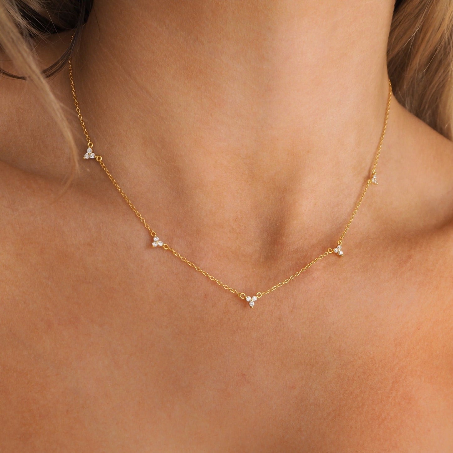 Lena – Collier Géométrique en Or