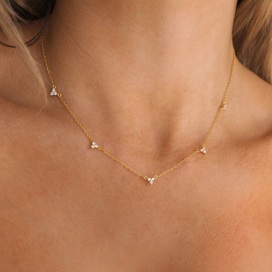 Lena – Collier Géométrique en Or