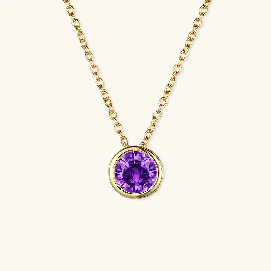 Daniella – Collier Or avec Pierre Symbolique