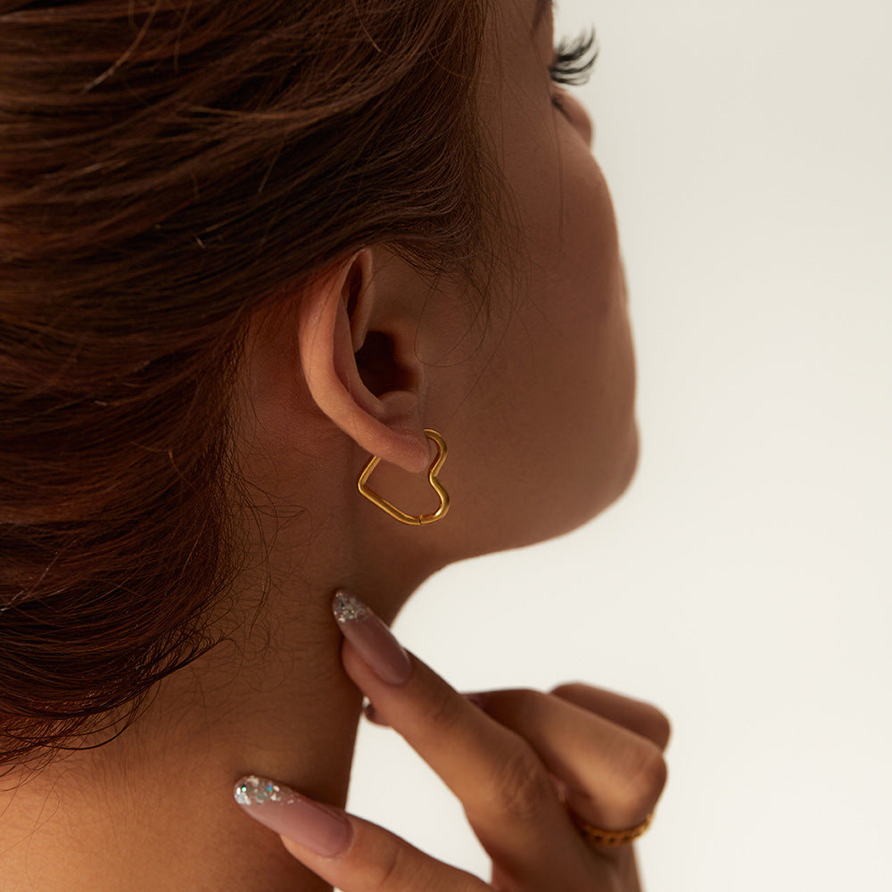 Liana – Boucles d’Oreilles Cœur