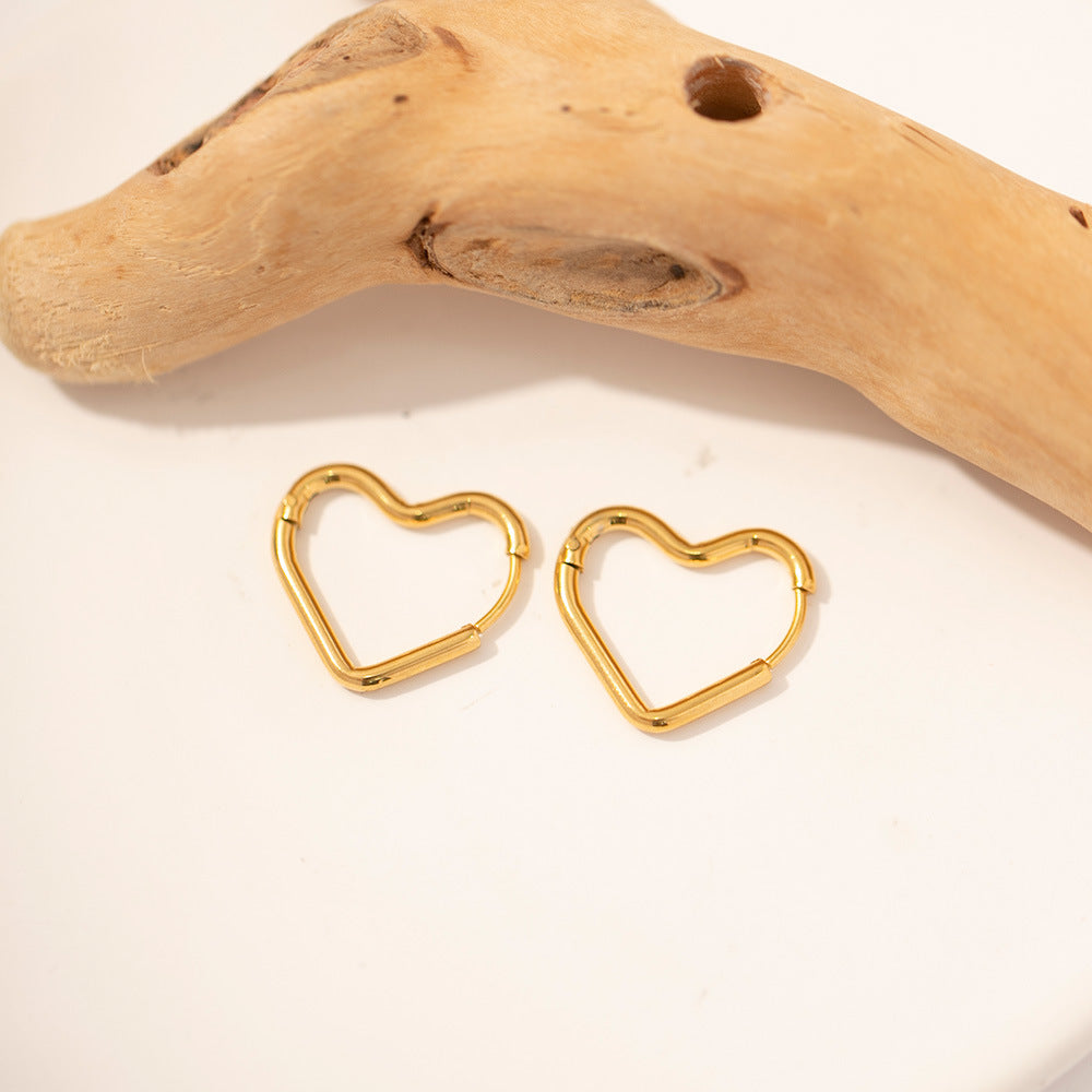 Liana – Boucles d’Oreilles Cœur
