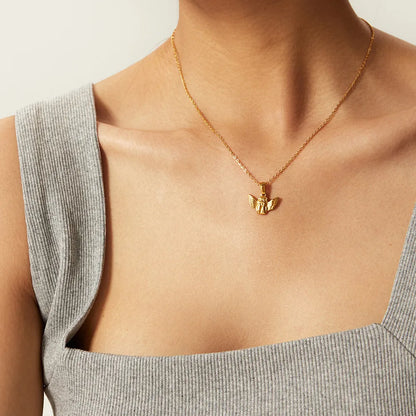 Angelica – Collier Doré Élégant
