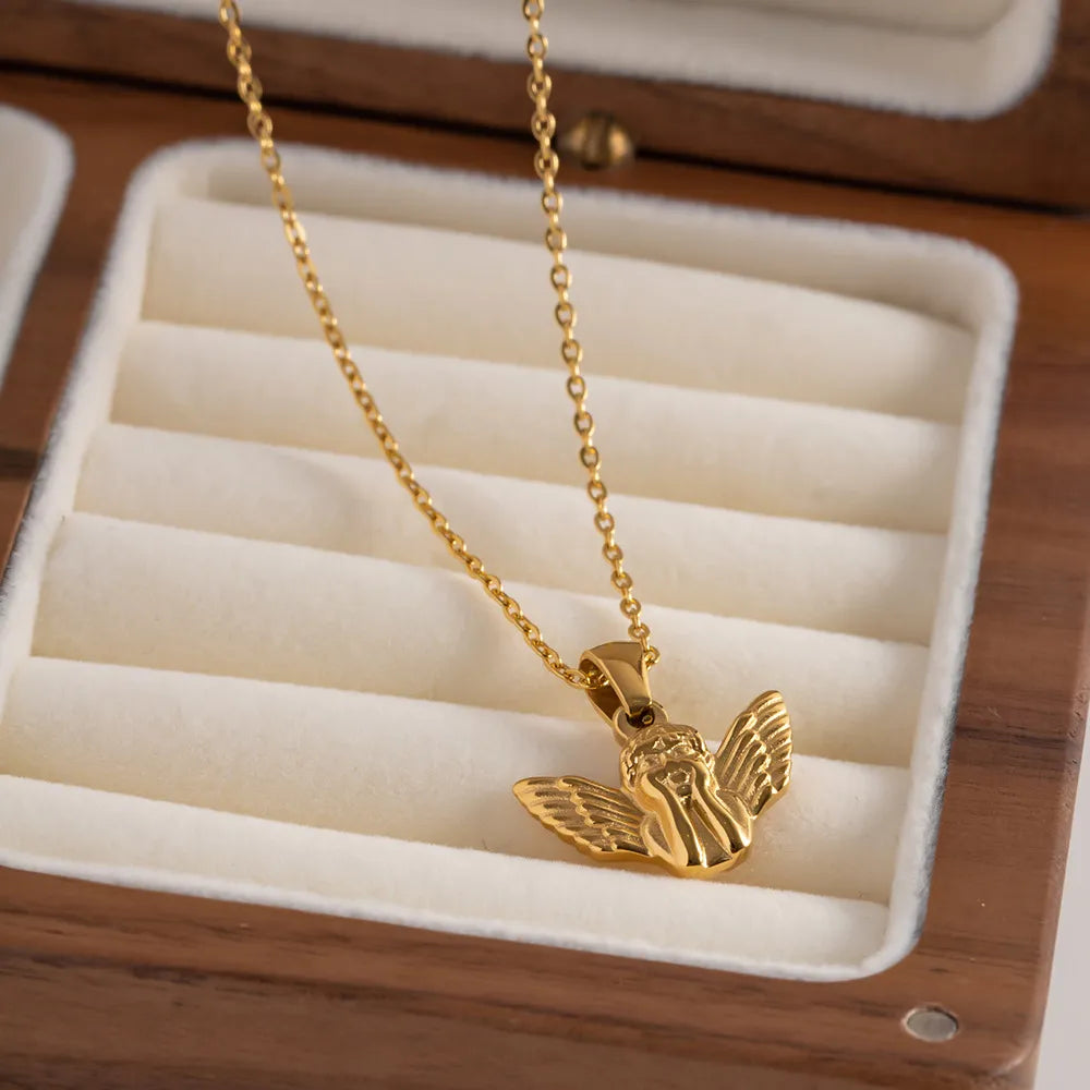 Angelica – Collier Doré Élégant