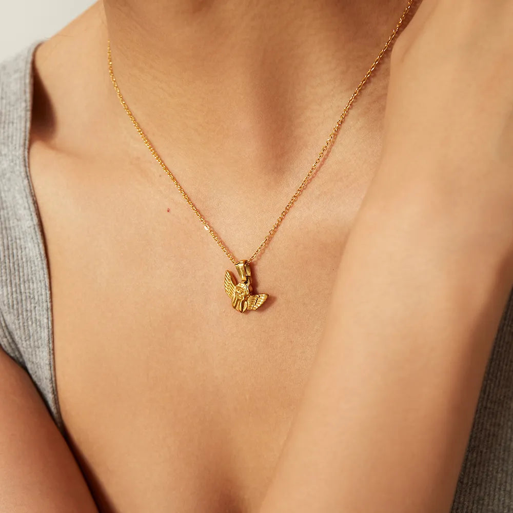 Angelica – Collier Doré Élégant