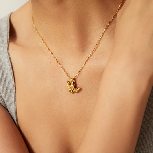 Angelica – Collier Doré Élégant