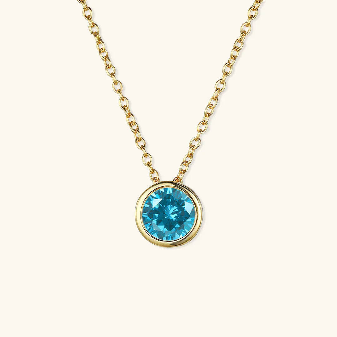 Daniella – Collier Or avec Pierre Symbolique