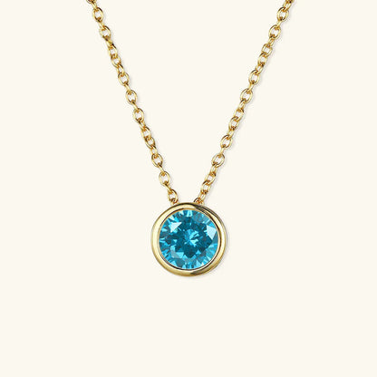 Daniella – Collier Or avec Pierre Symbolique