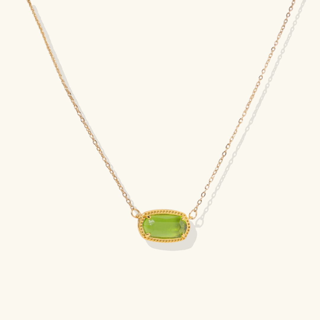 Viya – Collier Pierre de Naissance Élégant