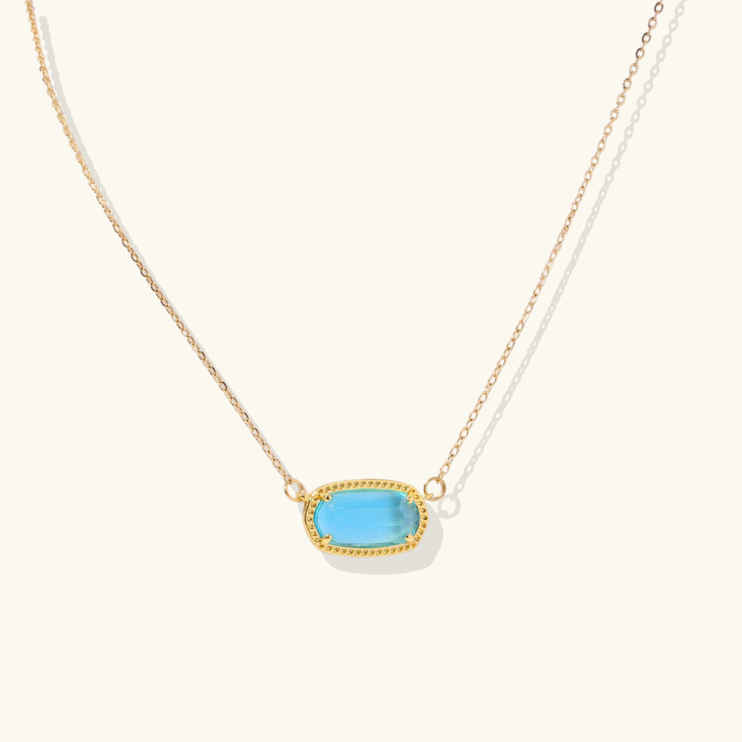 Viya – Collier Pierre de Naissance Élégant