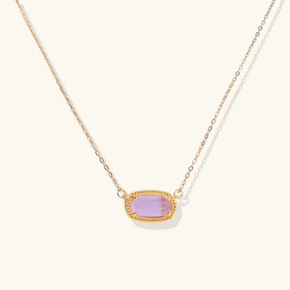 Viya – Collier Pierre de Naissance Élégant