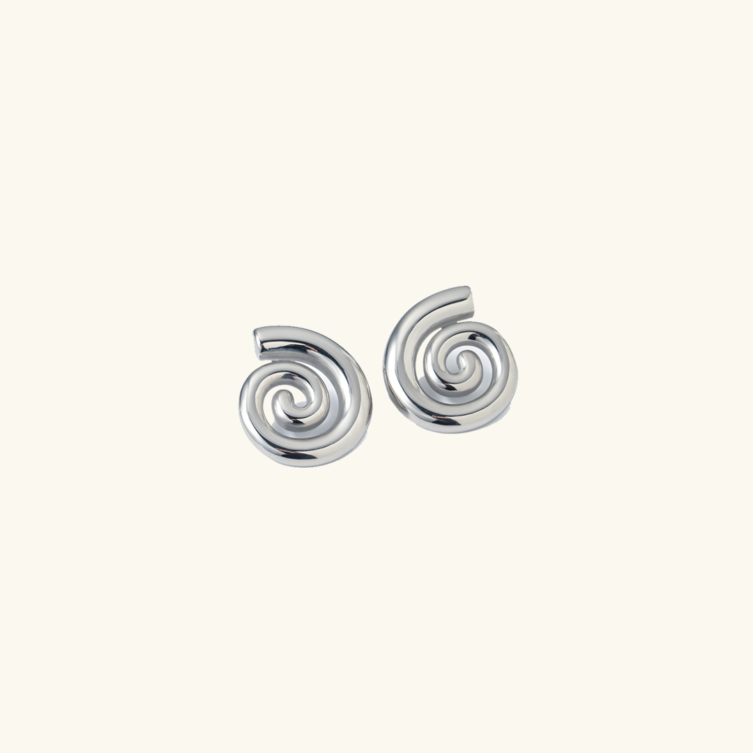 Lella – Boucles d’Oreilles Spirales Élégantes