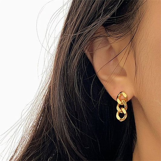 Yani – Boucles d’Oreilles Chaînes Maillons