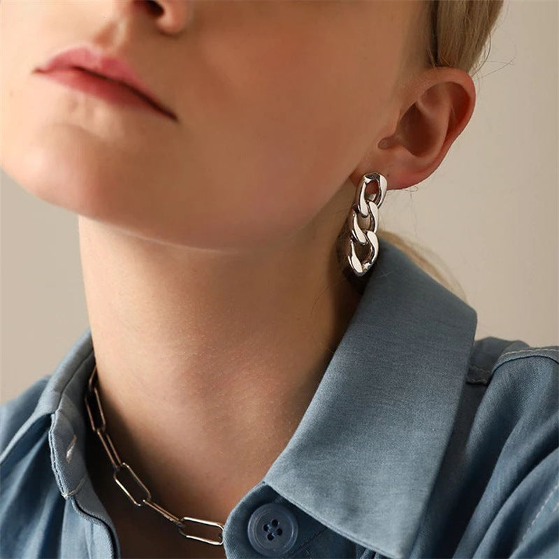 Yani – Boucles d’Oreilles Chaînes Maillons