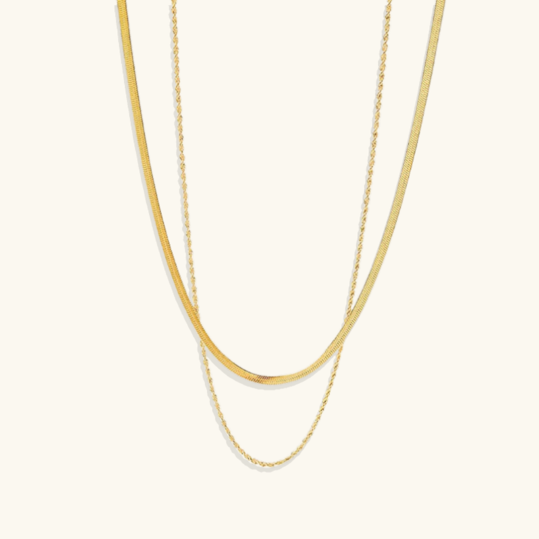 Nicole – Collier Doré à Couches Multiples