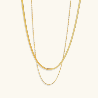 Nicole – Collier Doré à Couches Multiples