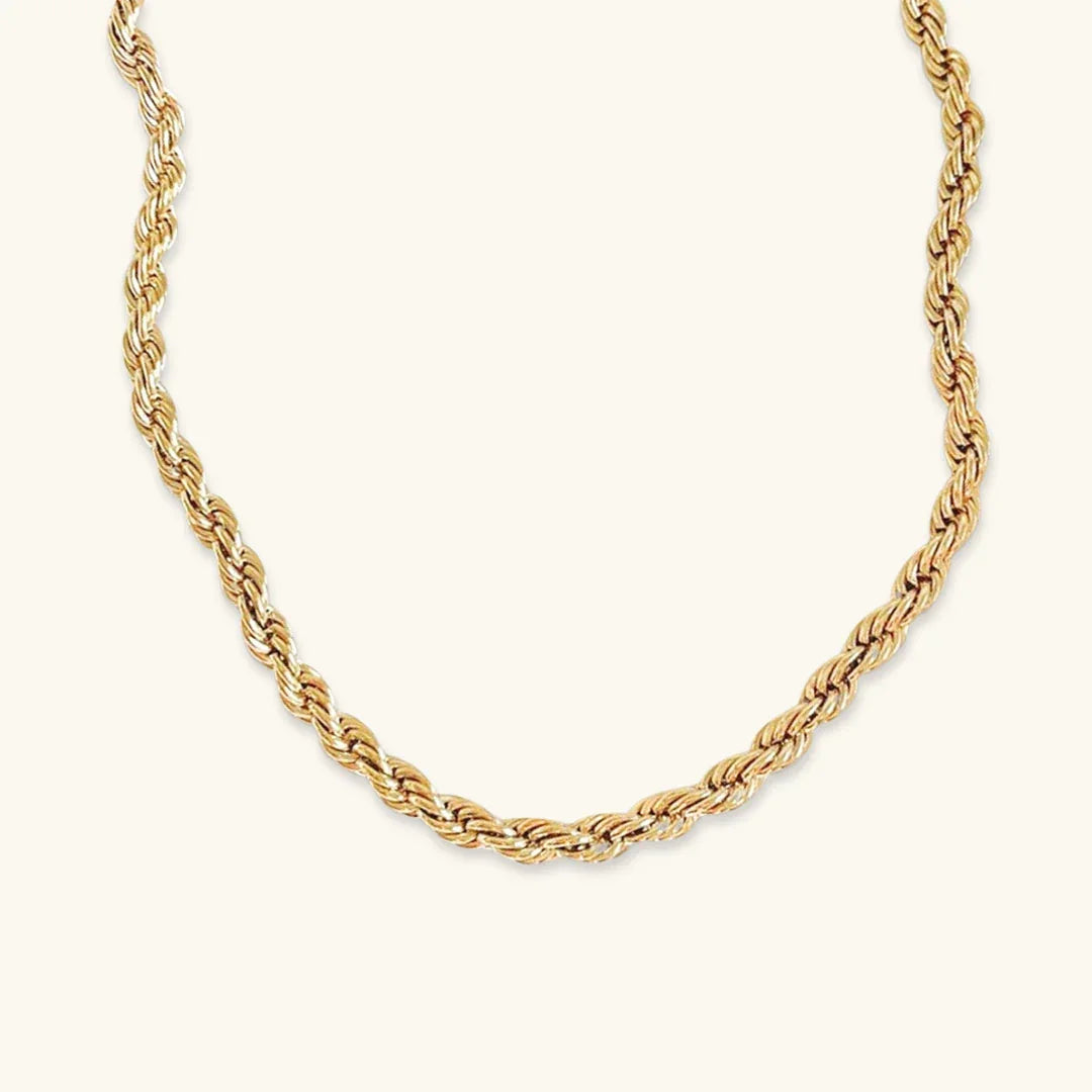 Bianca – Collier Chaîne Rope en Or