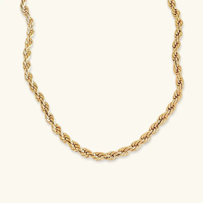 Bianca – Collier Chaîne Rope en Or