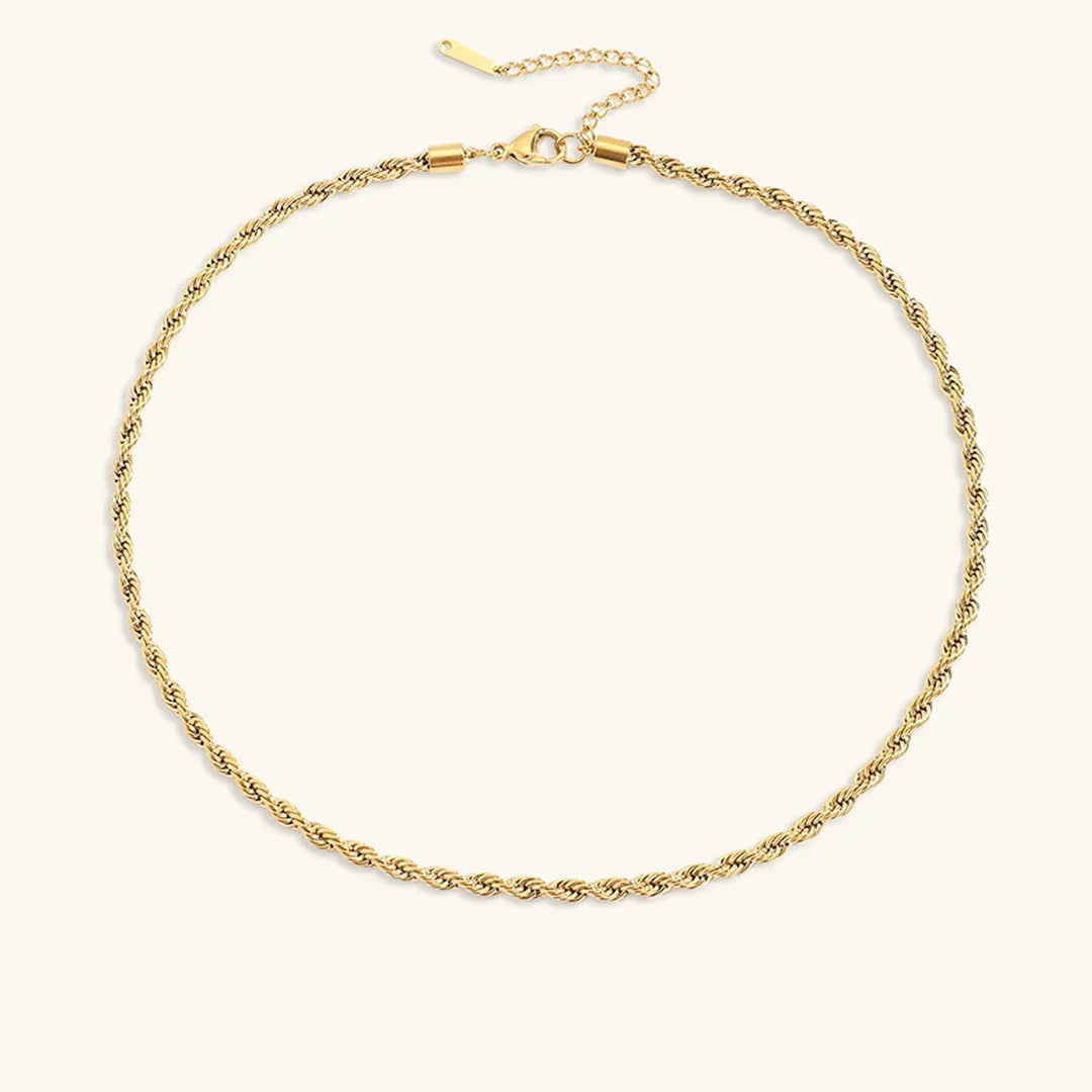 Bianca – Collier Chaîne Rope en Or