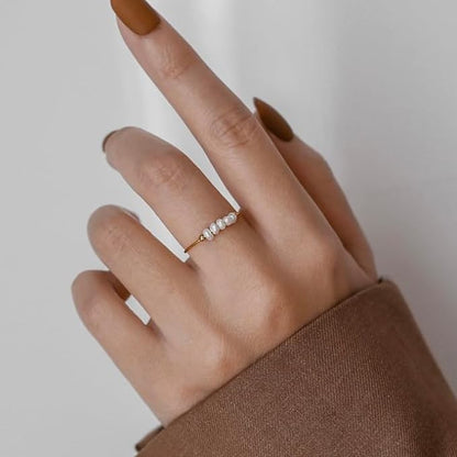 Soline – Bague Perle Baroque Lumineuse