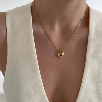 Bernadette – Collier Amour Raffiné