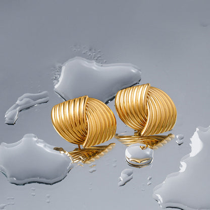 Ariane – Boucles d’Oreilles Tressées en Argent