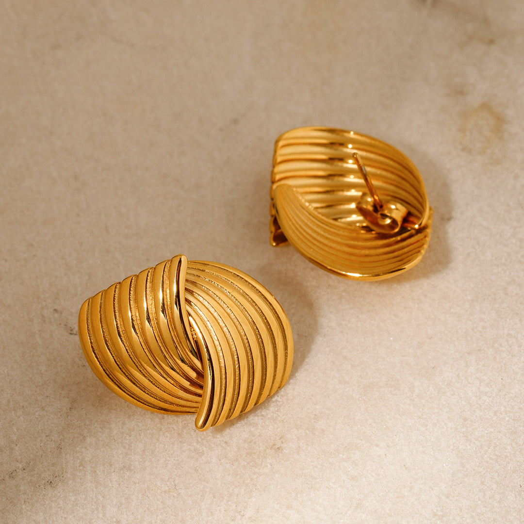 Ariane – Boucles d’Oreilles Tressées en Argent